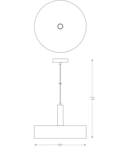 Cheap Sklep Kaja Minimalistyczna lampa wisząca do kuchni A8133XL z serii LEO | Kaja