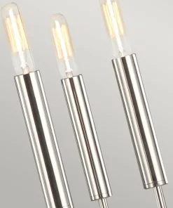 Minimalistyczna lampa wisząca nikiel FE-BRIANNA9-PN z serii BRIANNA*Sklep Kaja Clearance