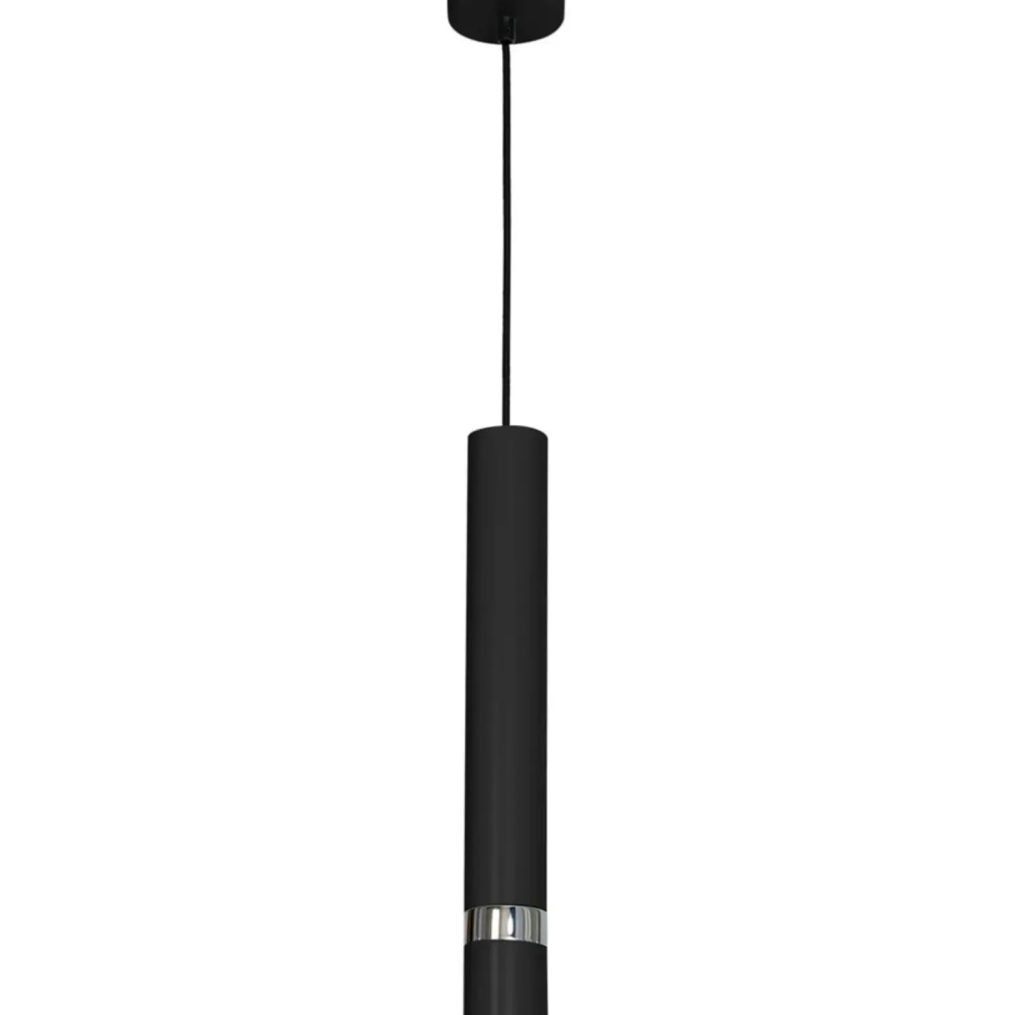 Store Sklep Kaja Minimalistyczna lampa wisząca, czarna tuba MLP1413 JOKER | Kaja