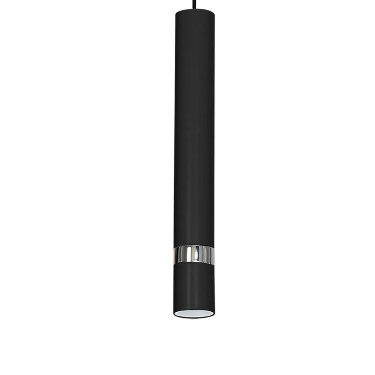 Store Sklep Kaja Minimalistyczna lampa wisząca, czarna tuba MLP1413 JOKER | Kaja
