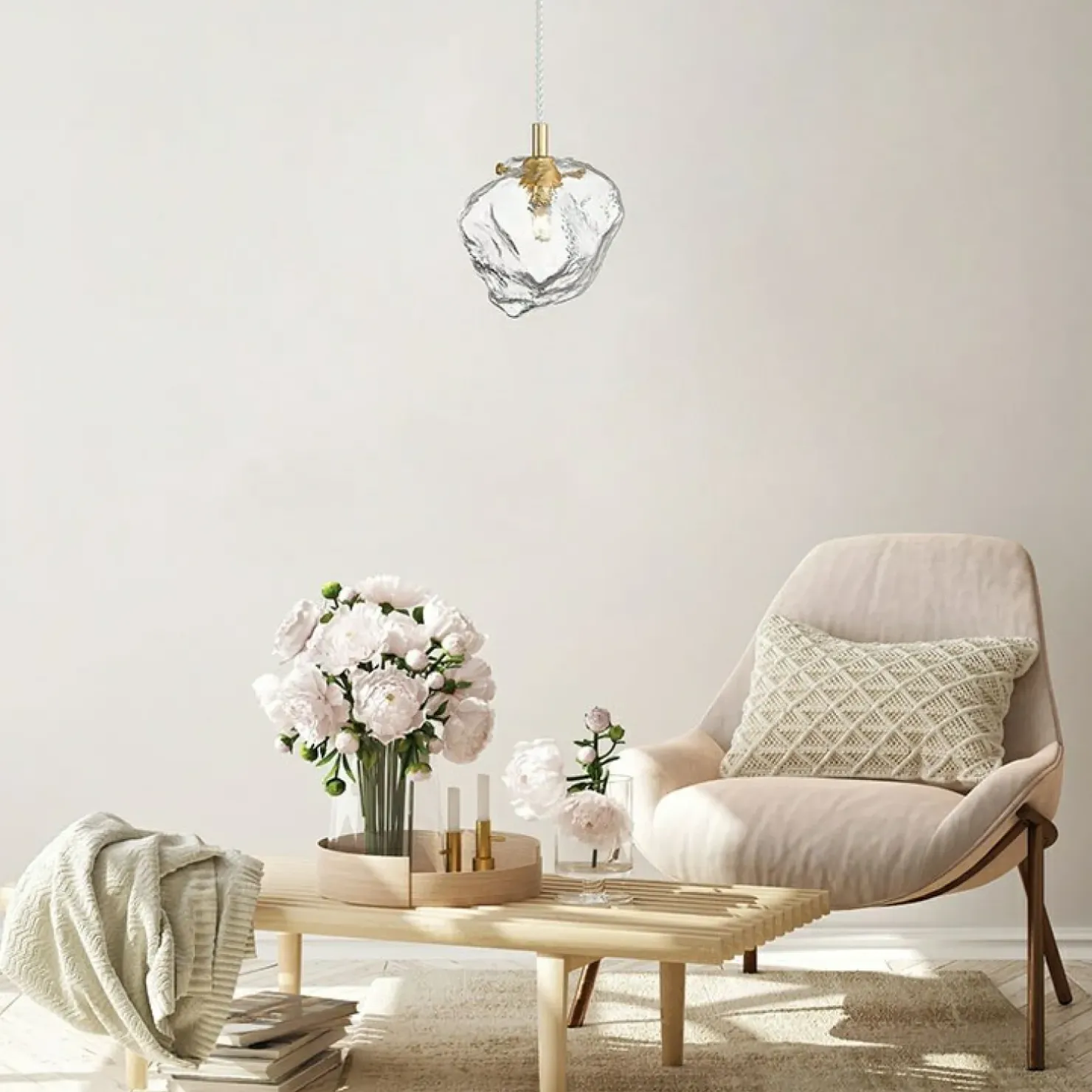 Clearance Sklep Kaja Minimalistyczna lampa wisząca P0488-01F-U8AC ROCK| Kaja Oświetlenie