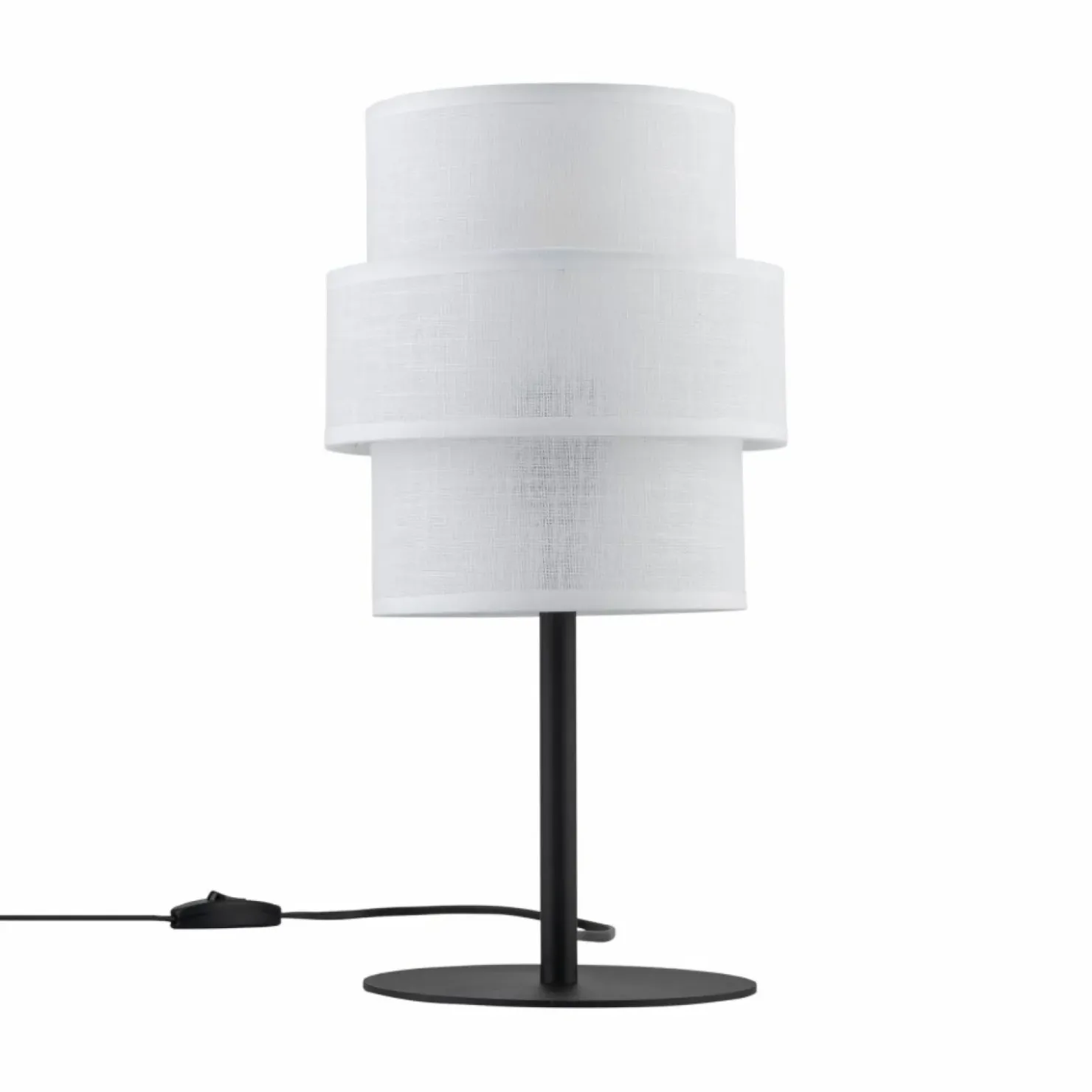 Minimalistyczna lampka na szafkę nocną TK 5893 CALISTO WHITE | Kaja*Sklep Kaja Online