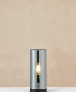 Minimalistyczna lampka nocna z dymionym kloszem 108734 POST | Kaja*Sklep Kaja New