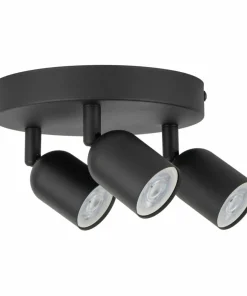 Minimalistyczna, okrągła, czarna lampa z reflektorami TK 4760 TOP*Sklep Kaja Shop