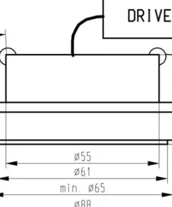 Minimalistyczna oprawa podtynkowa do korytarza 2227481 | Kaja Oświetlenie*Sklep Kaja Shop
