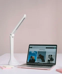 Minimalistyczna, prosta lampka LED K-MT-205 BIAŁY ASTON | Kaja*Sklep Kaja Outlet