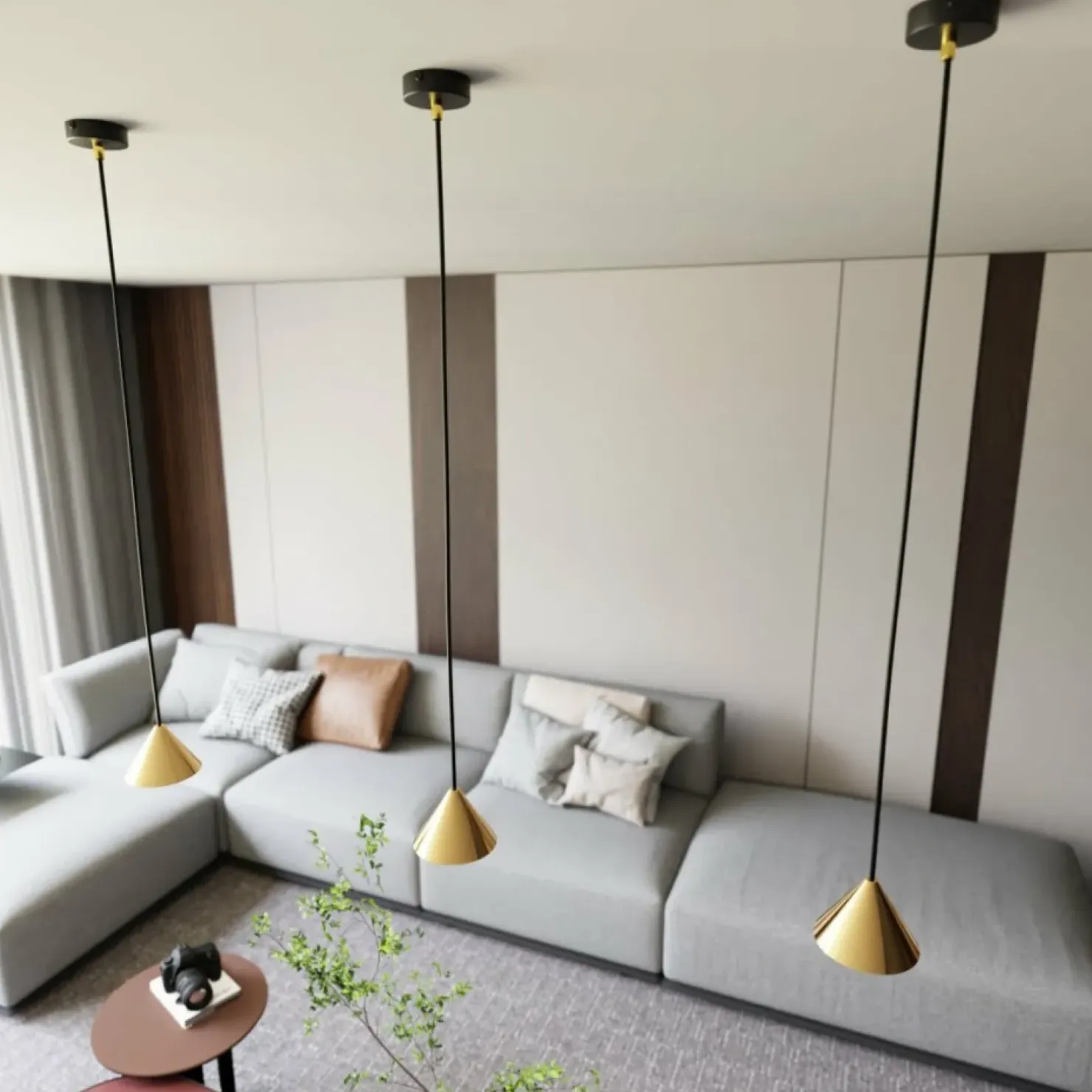 Outlet Sklep Kaja Minimalistyczna, stożkowa lampa wisząca 1329/1 ELIT | Kaja Oświetlenie
