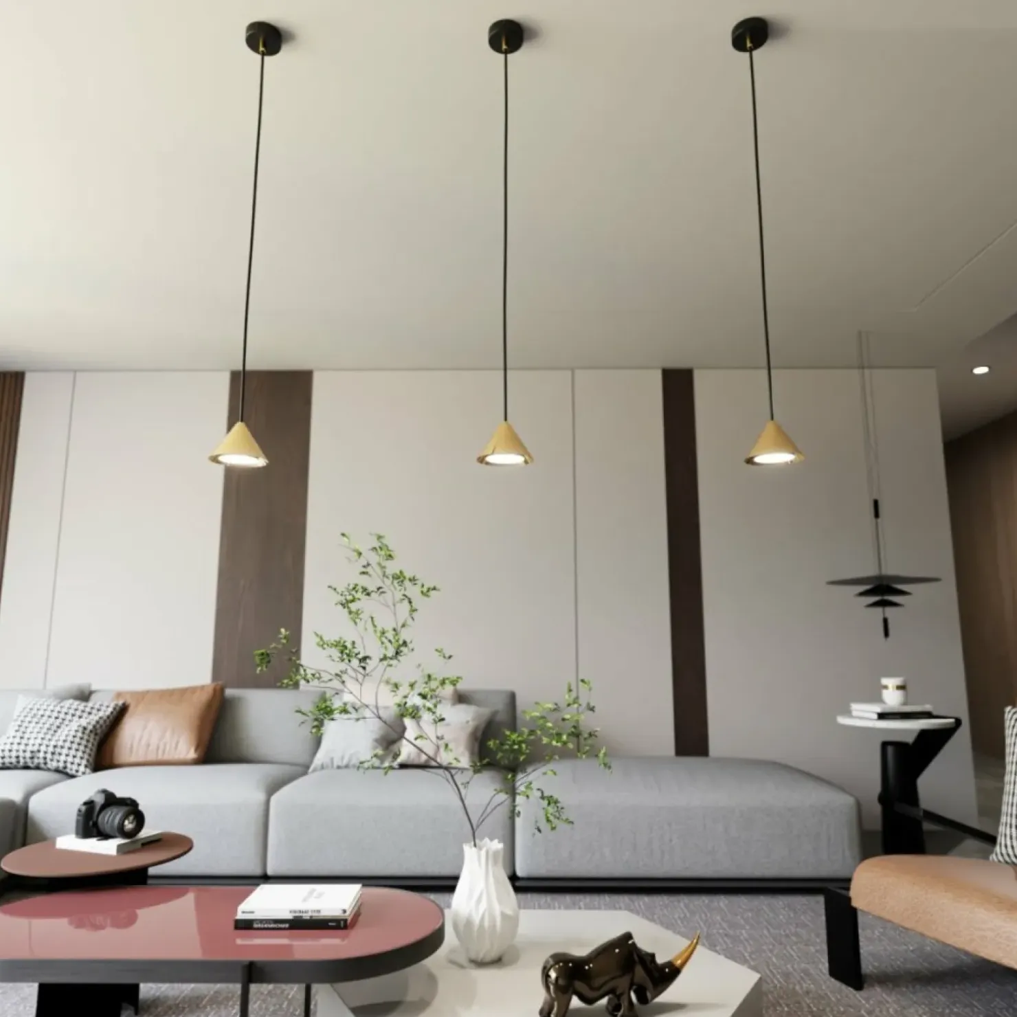 Outlet Sklep Kaja Minimalistyczna, stożkowa lampa wisząca 1329/1 ELIT | Kaja Oświetlenie