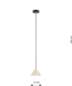 Outlet Sklep Kaja Minimalistyczna, stożkowa lampa wisząca 1329/1 ELIT | Kaja Oświetlenie
