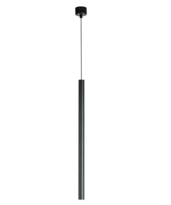 Fashion Sklep Kaja Minimalistyczna tuba z regulowanym zwisem LP-894/1P BK z serii LUNGO