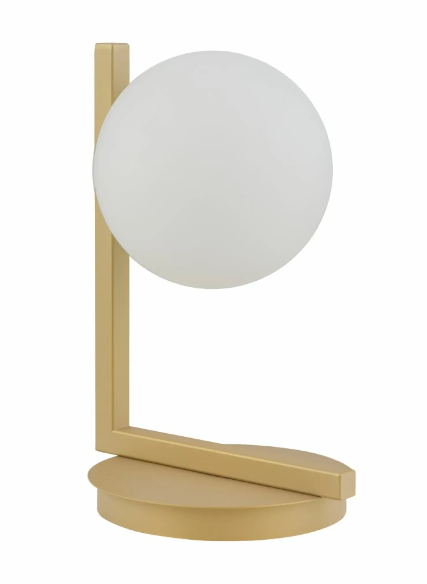 Minimalistyczna, złota lampka stołowa z kloszem SIG 33341 z serii ANDY*Sklep Kaja Best