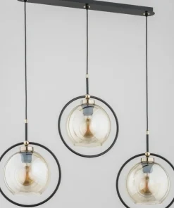 Shop Sklep Kaja Minimalistycznie zdobiona, potrójna lampa wisząca AL 62178 | Kaja