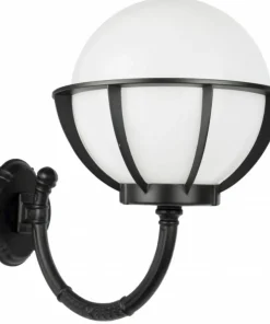 Minimalistyczny kinkiet elewacyjny, czarny K 3012/1/KPO 250*Sklep Kaja Shop
