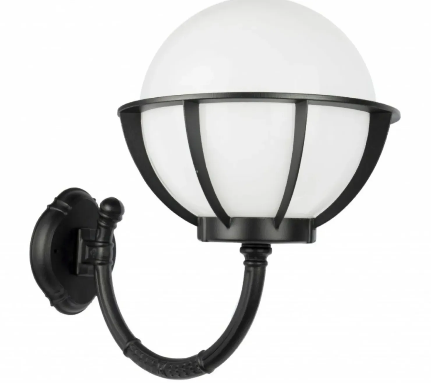 Minimalistyczny kinkiet elewacyjny, czarny K 3012/1/KPO 250*Sklep Kaja Shop