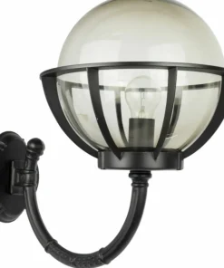 Minimalistyczny kinkiet elewacyjny, czarny K 3012/1/KPO 250*Sklep Kaja Shop