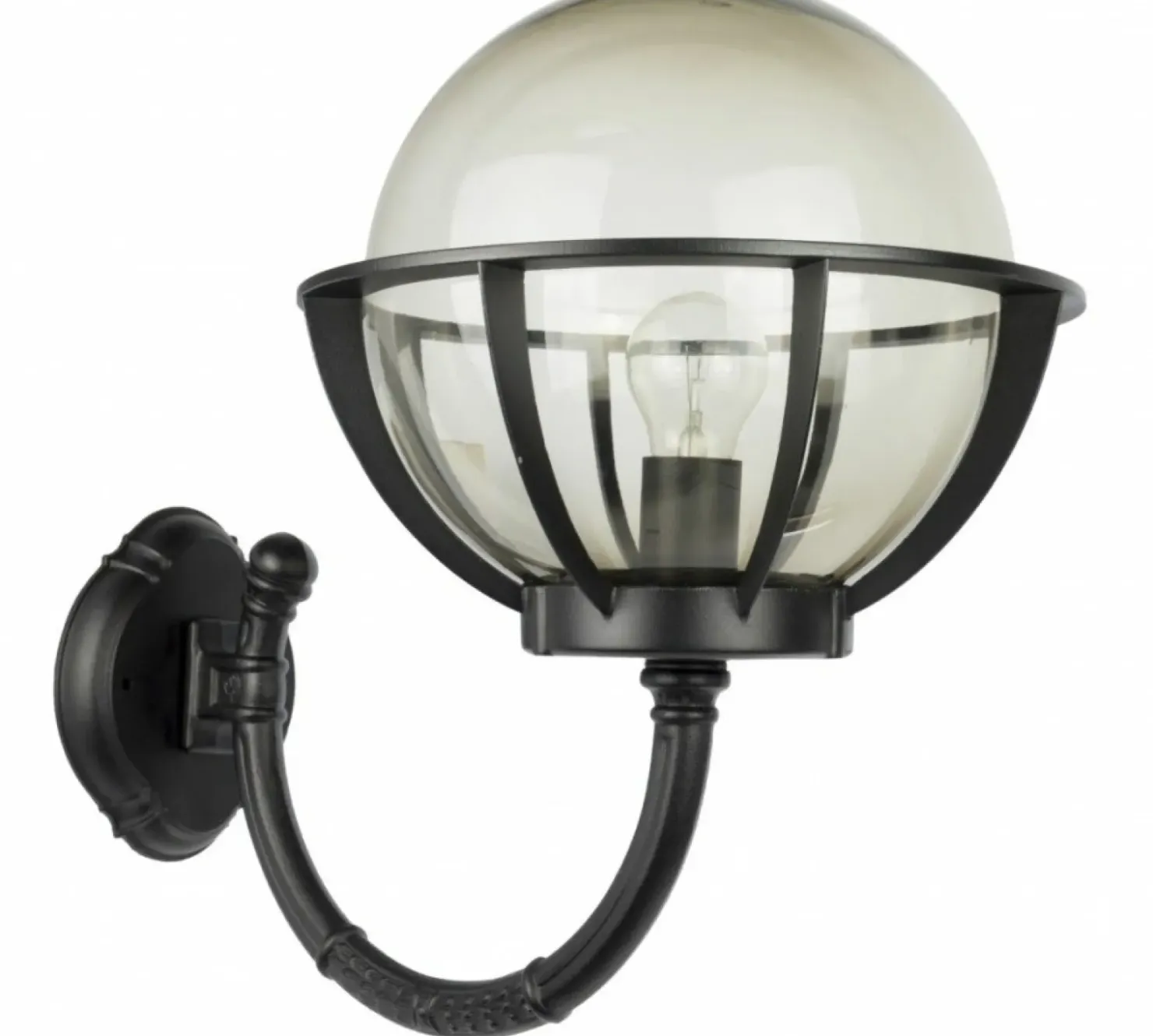 Minimalistyczny kinkiet elewacyjny, czarny K 3012/1/KPO 250*Sklep Kaja Shop