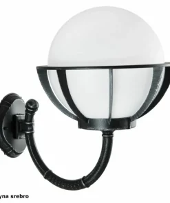 Minimalistyczny kinkiet elewacyjny, czarny K 3012/1/KPO 250*Sklep Kaja Shop