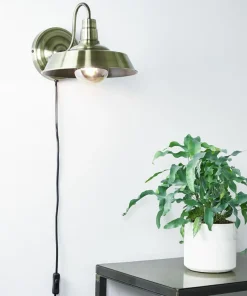 Minimalistyczny kinkiet w kolorze patyny 107908 | Kaja Oświetlenie*Sklep Kaja Cheap