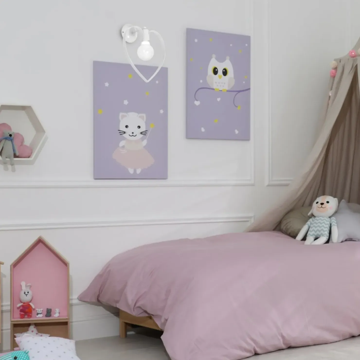 Minimalistyczny kinkiet w kształcie serca MLP9949 z serii AMORE | Kaja Oświetlen*Sklep Kaja Best Sale