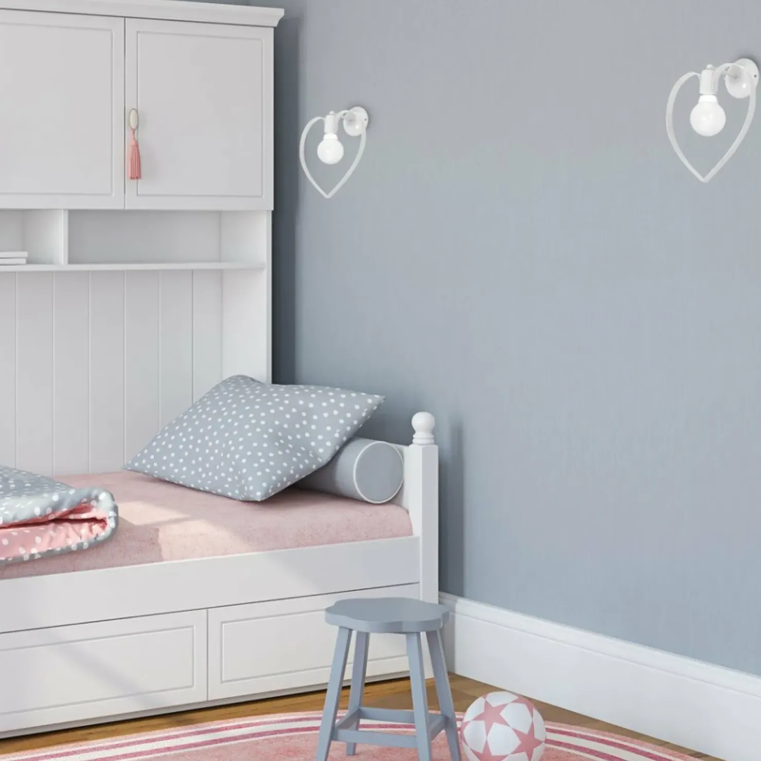 Minimalistyczny kinkiet w kształcie serca MLP9949 z serii AMORE | Kaja Oświetlen*Sklep Kaja Best Sale