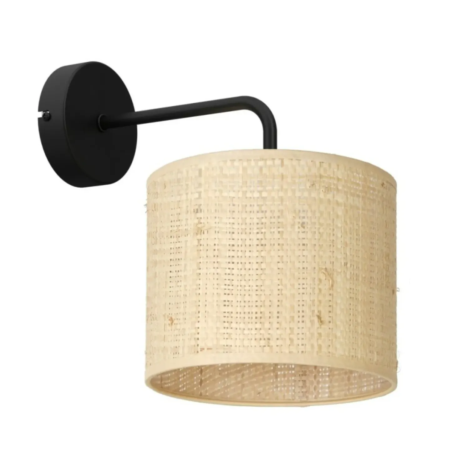 Minimalistyczny kinkiet z abażurem w stylu boho LX 5273 z serii RATTAN*Sklep Kaja Best Sale