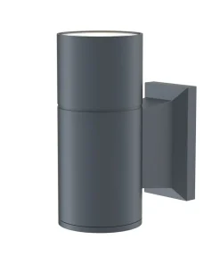 Minimalistyczny kinkiet zewnętrzny typu tuba O574WL-01GR serii BOWERY*Sklep Kaja Clearance