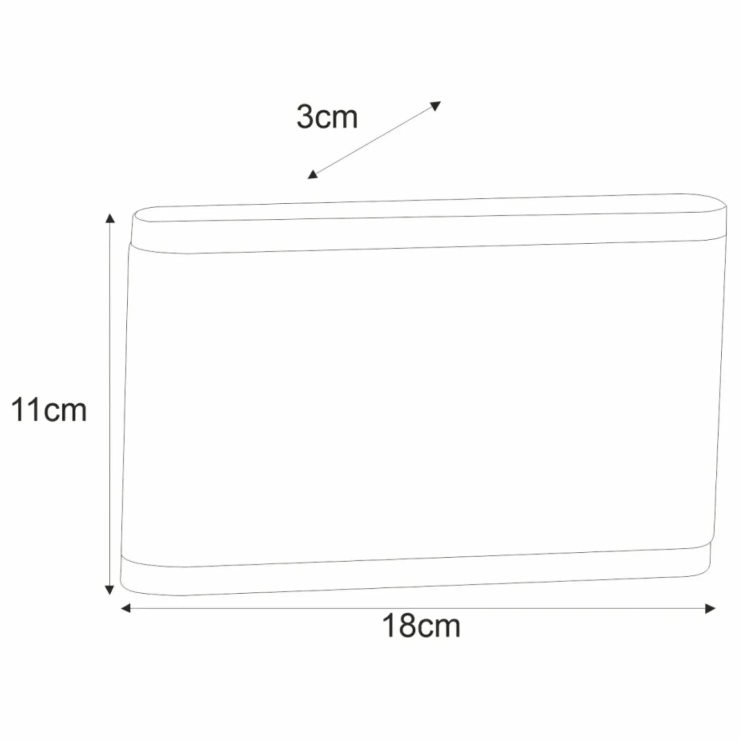 Minimalistyczny, płaski kinkiet ogrodowy K-8149 SITRA | Kaja*Sklep Kaja Outlet