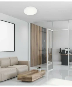 Minimalistyczny plafon ⌀50cm 3000K PLF-7001-500R-WH-3K z serii PELARO*Sklep Kaja Best Sale