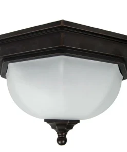 Minimalistyczny plafon zewnętrzny GZH-FF12 z serii FAIRFORD*Sklep Kaja Discount