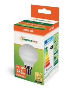 Mleczna żarówka kulka LED E14 ciepła 6W SpectrumLED 13022 | Kaja*Sklep Kaja Cheap