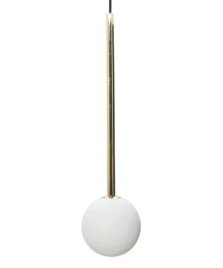 Mleczna kula na zwisie, lampa do szyny ZM 9060BK SZ.JEDNOOBWODOWA*Sklep Kaja Clearance