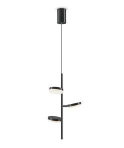 Sale Sklep Kaja Modernistyczna, czarna lampa wisząca MOD070PL-L18B3K z serii FAD czarnymatowy