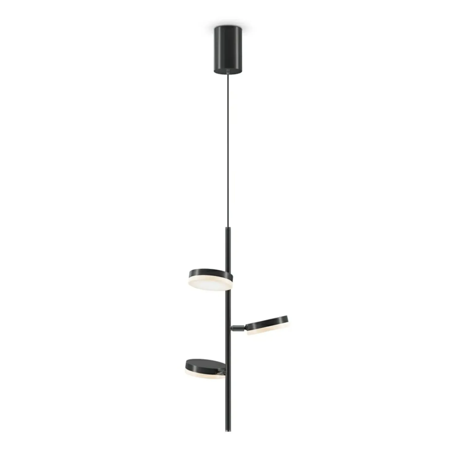 Sale Sklep Kaja Modernistyczna, czarna lampa wisząca MOD070PL-L18B3K z serii FAD czarnymatowy