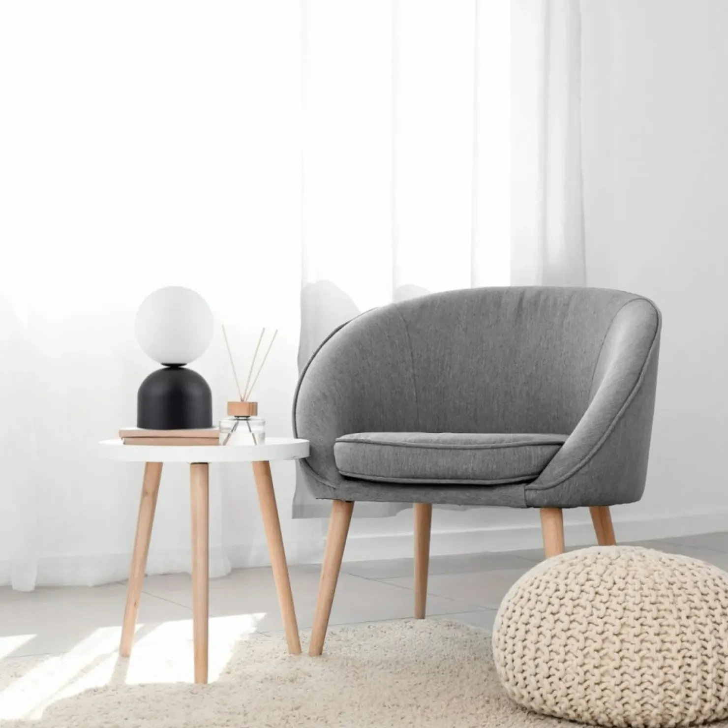 Modernistyczna, czarna lampka stołowa TK 16044 MIKI BLACK | Kaja*Sklep Kaja Flash Sale