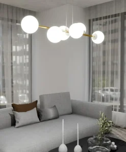 Online Sklep Kaja Modernistyczna lampa wisząca nad stół 1242/6 z serii GRAVITY | Kaja