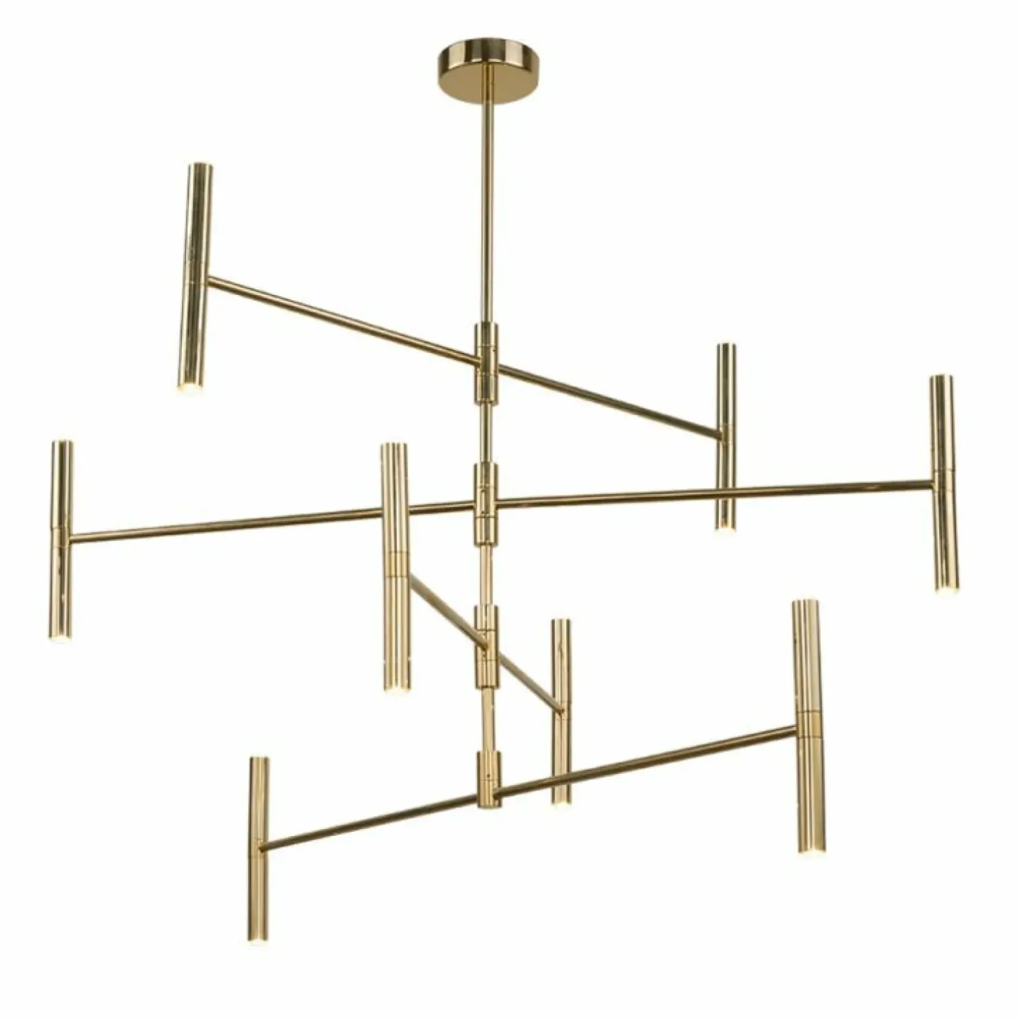 Cheap Sklep Kaja Modernistyczna lampa wisząca w kolorze mosiądzu ANT 8392 LIVI | Kaja