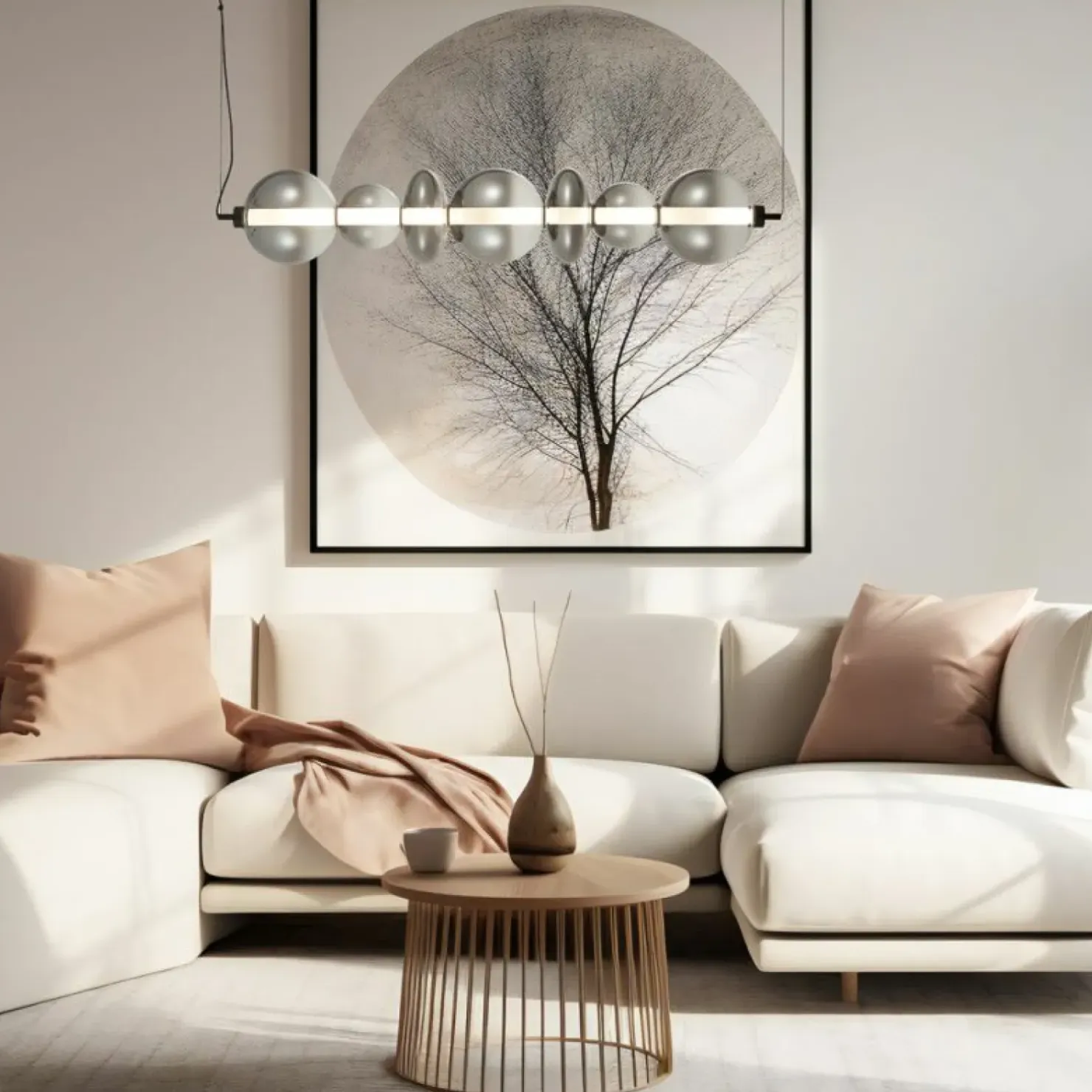 Cheap Sklep Kaja Modernistyczna lampa wisząca, świecące kamienie ML0348 DAPHNE | Kaja