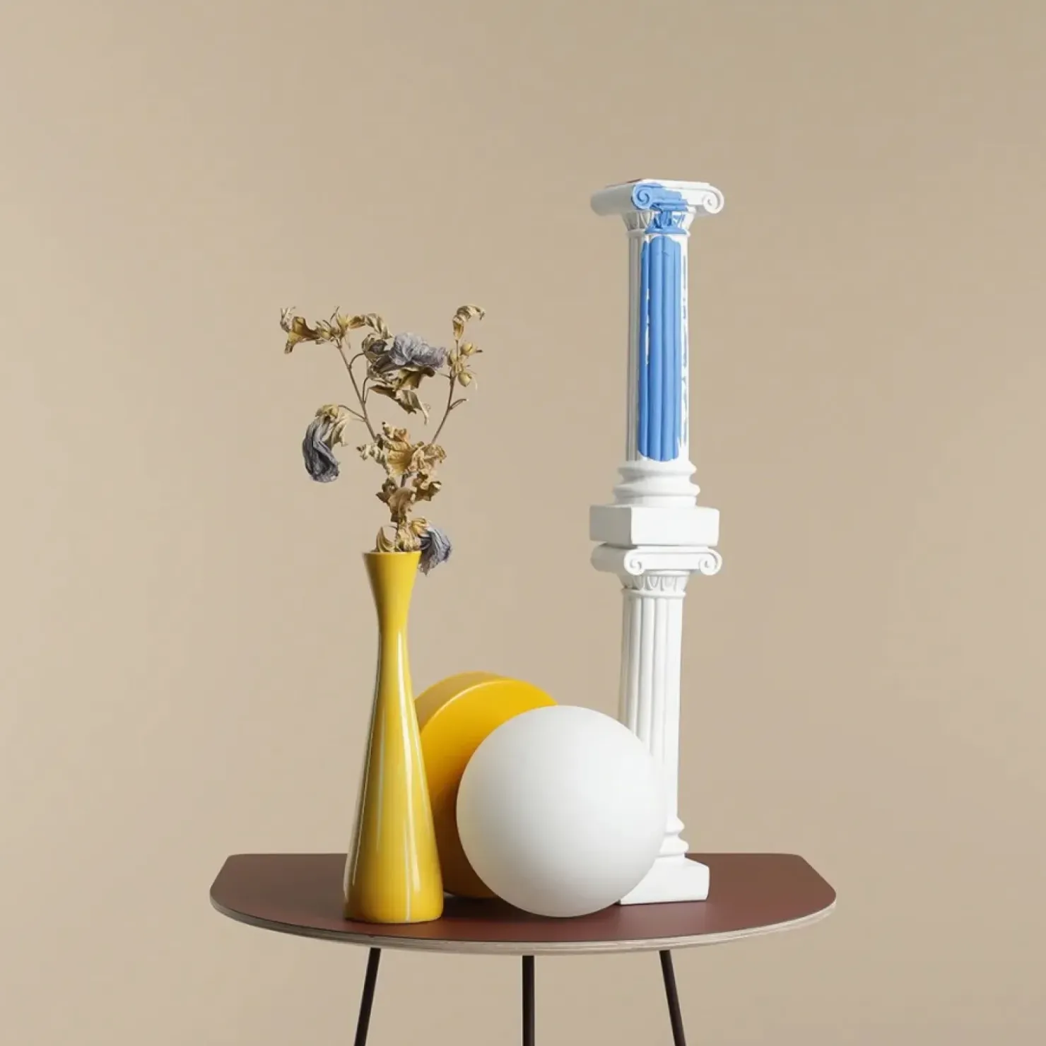 Modernistyczna lampka stołowa z kulą 1076B14_S z serii BALL | Kaja*Sklep Kaja Online