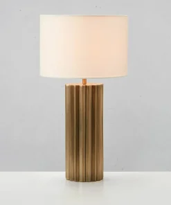 Modernistyczna lampka stołowa z abażurem 108669 HASHIRA | Kaja*Sklep Kaja Clearance