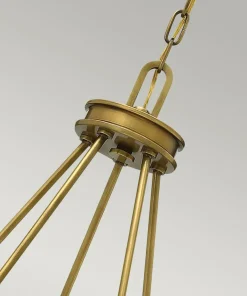 Mosiężna lampa wisząca ze szkłem HK-COLLIER5 z serii COLLIER*Sklep Kaja Discount