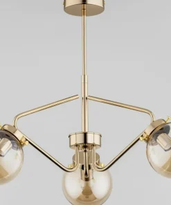 Flash Sale Sklep Kaja Niebanalna lampa sufitowa w złotym kolorze AL 27583 | Kaja
