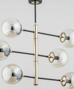 Clearance Sklep Kaja Niebanalna lampa sufitowa na 6 szklanych kloszy AL 63025 | Kaja