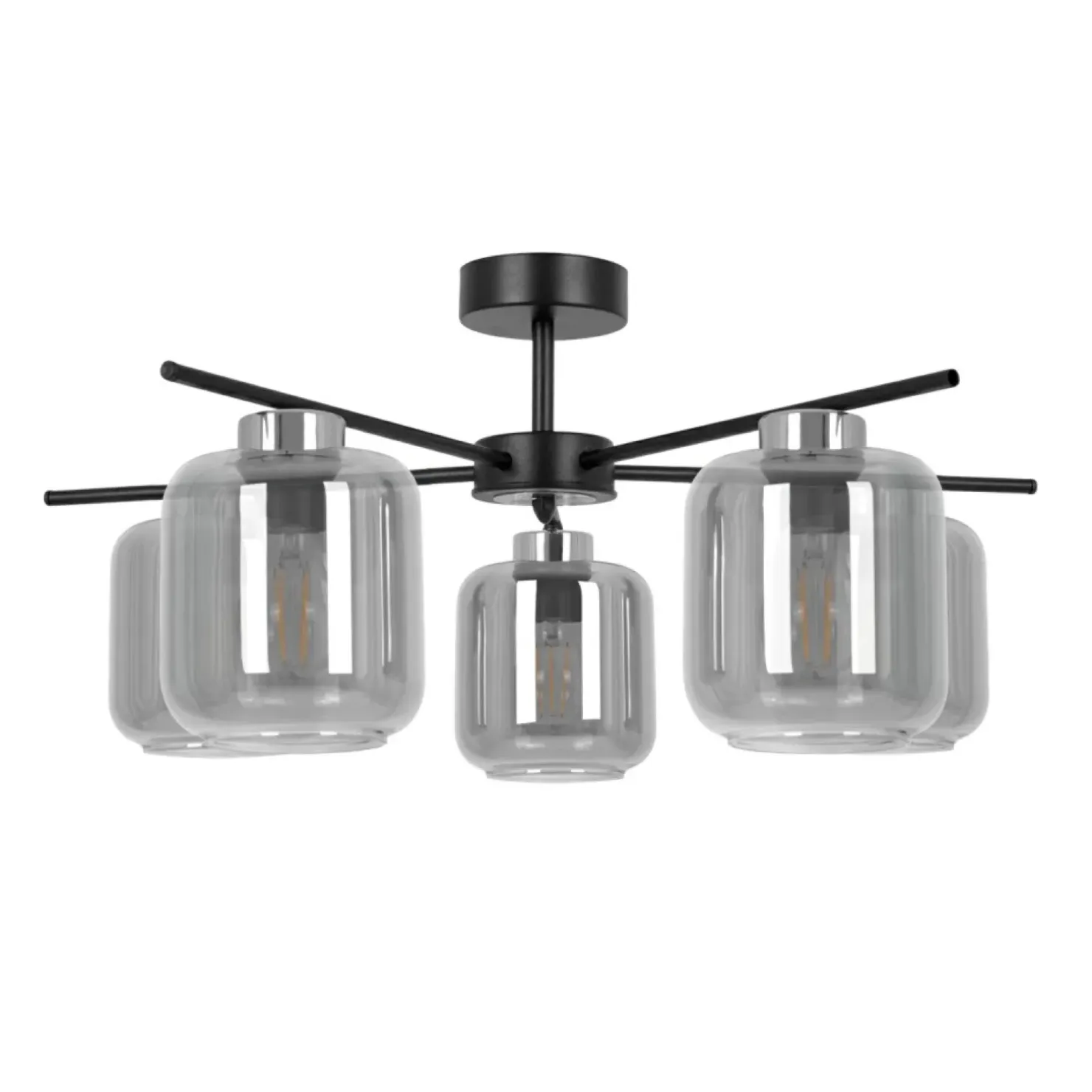 Fashion Sklep Kaja Niebanalna lampa sufitowa dająca dużo światła K-5517 z serii PIEGA