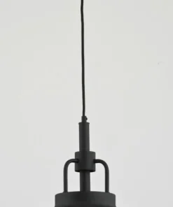 Outlet Sklep Kaja Niebanalna lampa wisząca w matowej czerni AL 60244 | Kaja