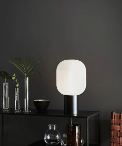 Niebanalna lampka nocna z białym kloszem 107482 | Kaja Oświetlenie*Sklep Kaja Store