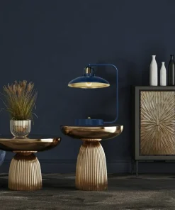 Niebieska, metalowa lampa stołowa do salonu MLP7716 z serii FELIX | Kaja Oświetl*Sklep Kaja Best Sale