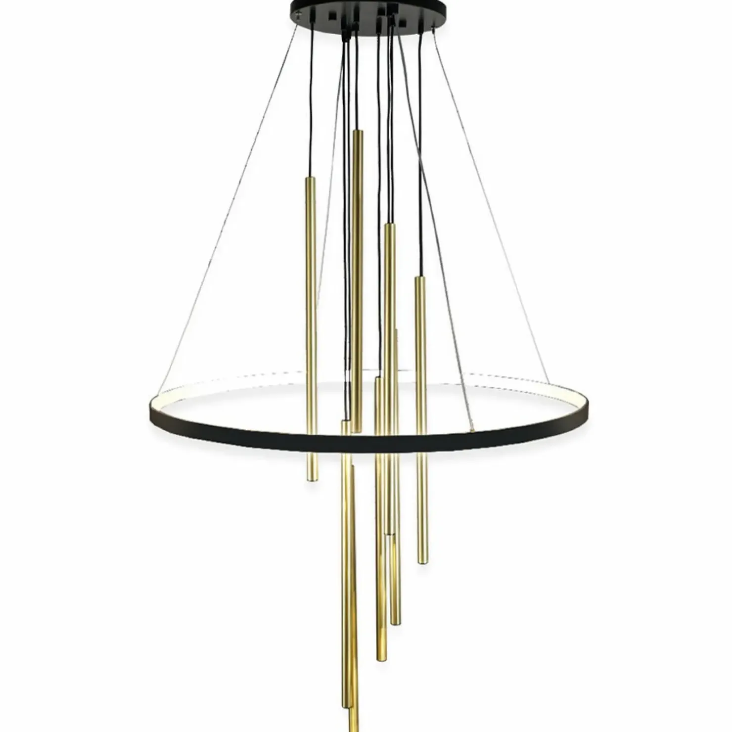 Flash Sale Sklep Kaja Niespotykana lampa wisząca LED do salonu ANT 5215 LUNA | Kaja