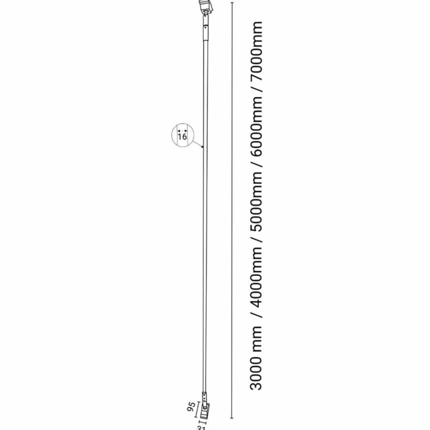 Niespotykana świecąca linka LED 500cm 3000K ANT 6029 SURIKA | Kaja*Sklep Kaja Flash Sale