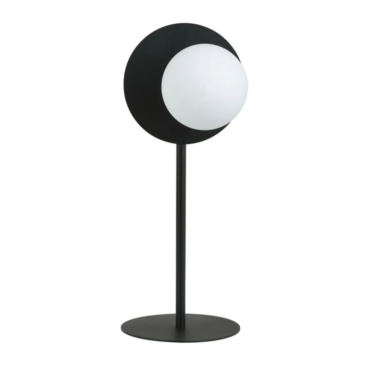 Niesymetryczna lampa stołowa z białym kloszem 1187/LN z serii OSLO*Sklep Kaja Online