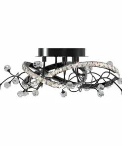 Best Sklep Kaja Nietuzinkowa, czarna lampa sufitowa MX3481-1S-3BCT MAIA | Kaja